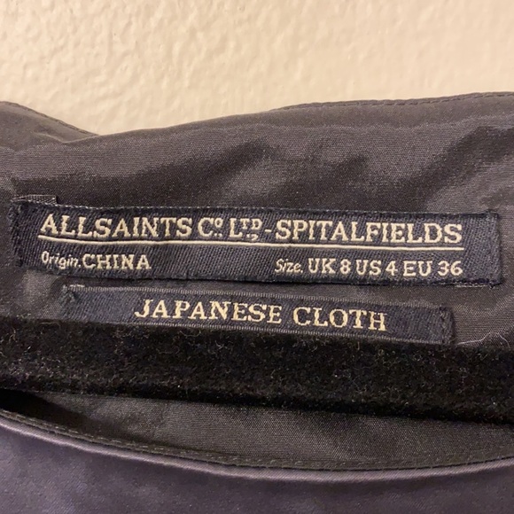 All Saints Bodycon Silk Japanese Cloth Dress (SD2) - Picture 5 of 6